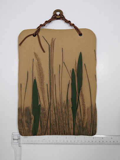 Botany Print Hand Painted